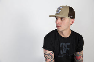 Country Fuzz Brown/Khaki Snapback Hat