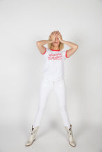 Load image into Gallery viewer, Country Western White/Red Ring Tee